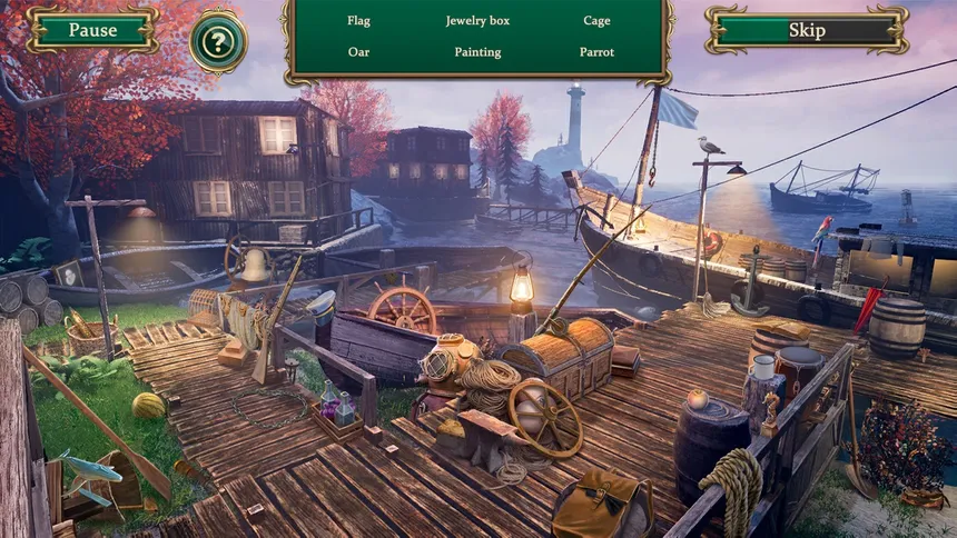 Скриншот 2 к игре Detective notes. Lighthouse Mystery Solitaire
