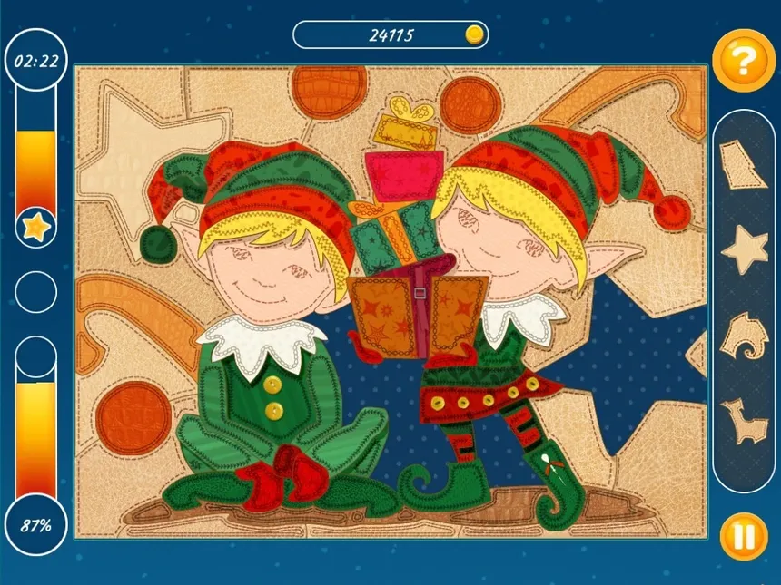 Скриншот 1 к игре Christmas Mosaic Puzzle