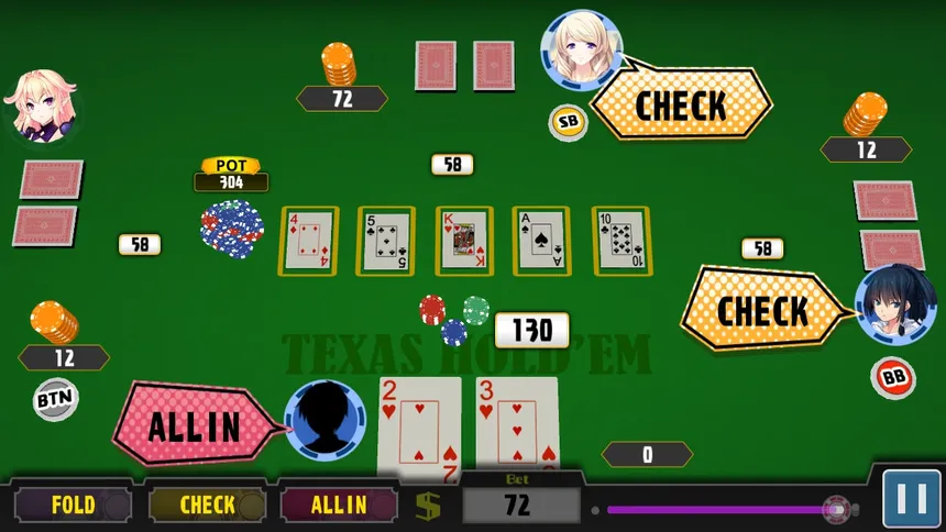 Скриншот 4 к игре Poker Pretty Girls Battle : Fantasy World Edition