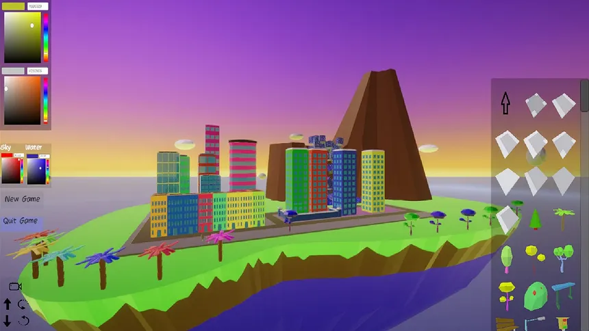 Скриншот 1 к игре My Low Poly City