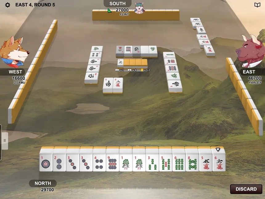 Скриншот 1 к игре Kemono Mahjong