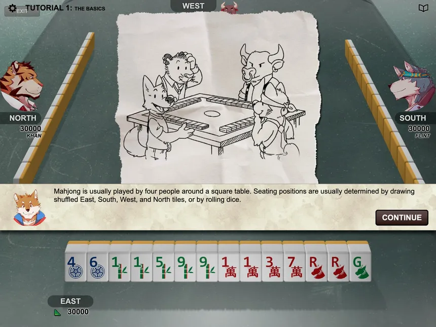Скриншот 2 к игре Kemono Mahjong
