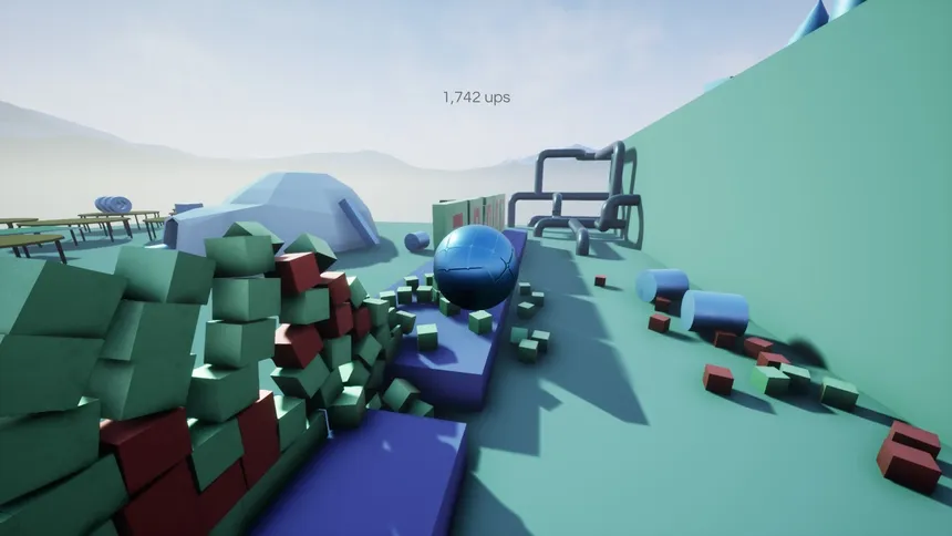Скриншот 2 к игре 87 Aftermath: A Rolling Ball Game