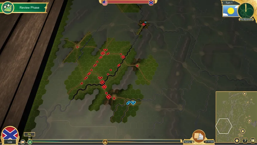 Скриншот 1 к игре Clash of Command: Campaign of 1863