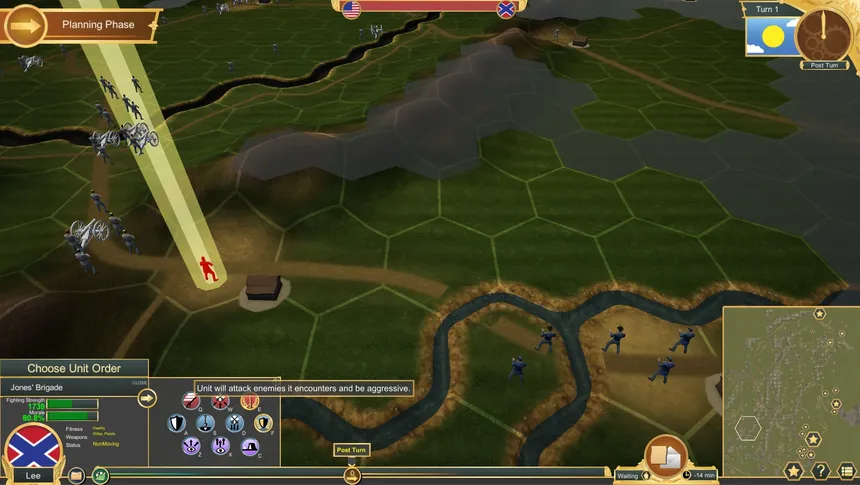 Скриншот 3 к игре Clash of Command: Campaign of 1863
