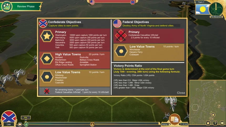 Скриншот 5 к игре Clash of Command: Campaign of 1863