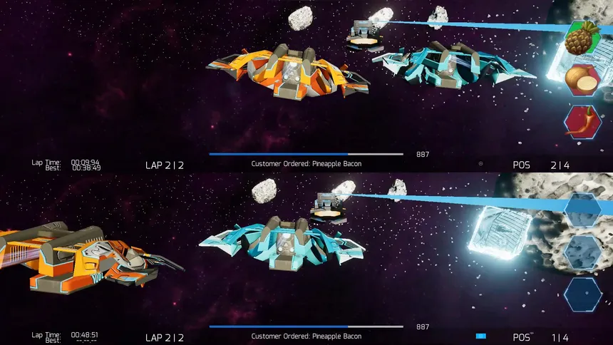 Скриншот 2 к игре Cygnus Pizza Race