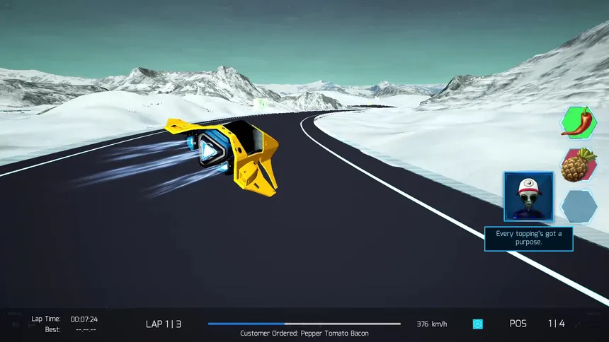 Скриншот 3 к игре Cygnus Pizza Race