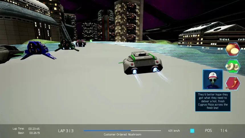 Скриншот 5 к игре Cygnus Pizza Race