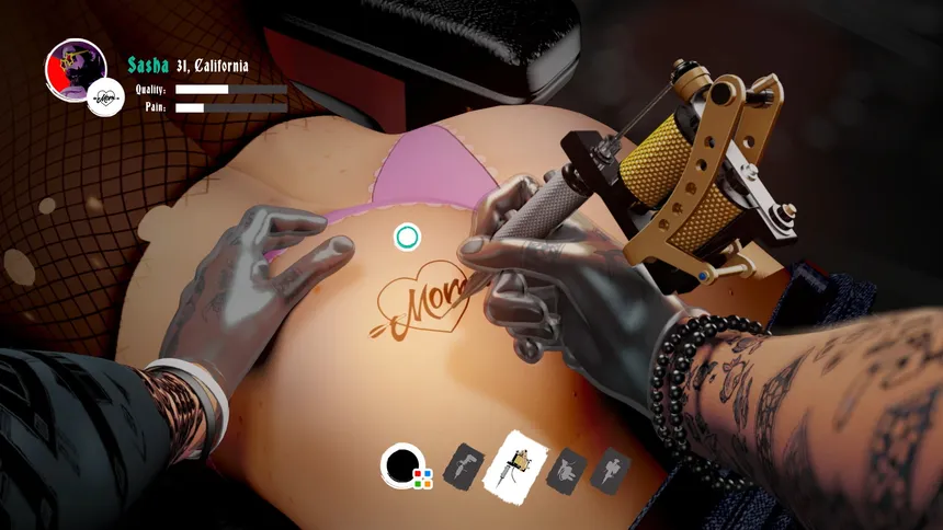 Скриншот 4 к игре Ink Studio: Tattoo Artist Simulator