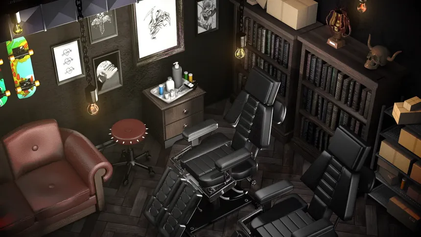 Скриншот 6 к игре Ink Studio: Tattoo Artist Simulator