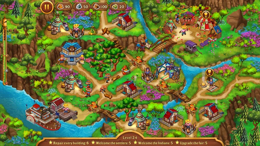 Скриншот 1 к игре Golden Rails: Small Town Story