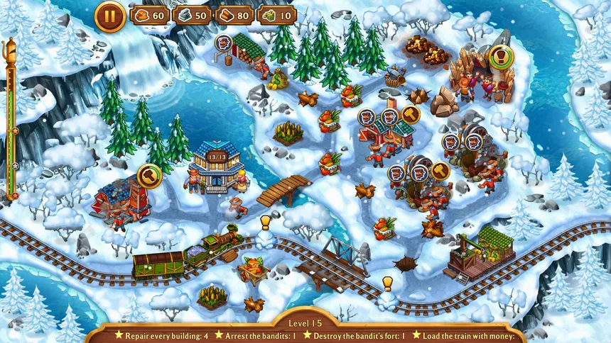 Скриншот 2 к игре Golden Rails: Small Town Story