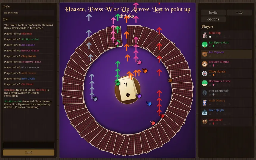Скриншот 4 к игре King's Cup: The online multiplayer drinking game