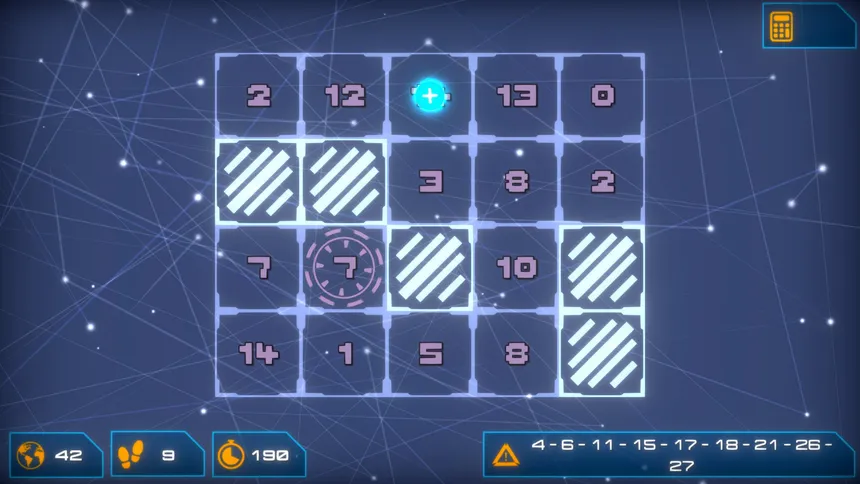 Скриншот 4 к игре Math Hero - Minimalist Puzzle