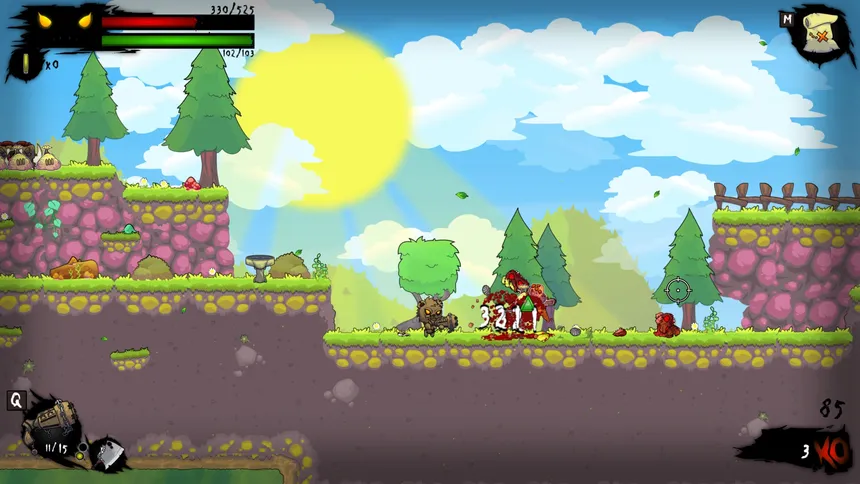 Скриншот 1 к игре Fluffy Gore
