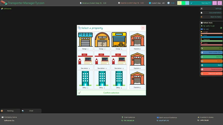 Скриншот 4 к игре Transporter Manager Tycoon
