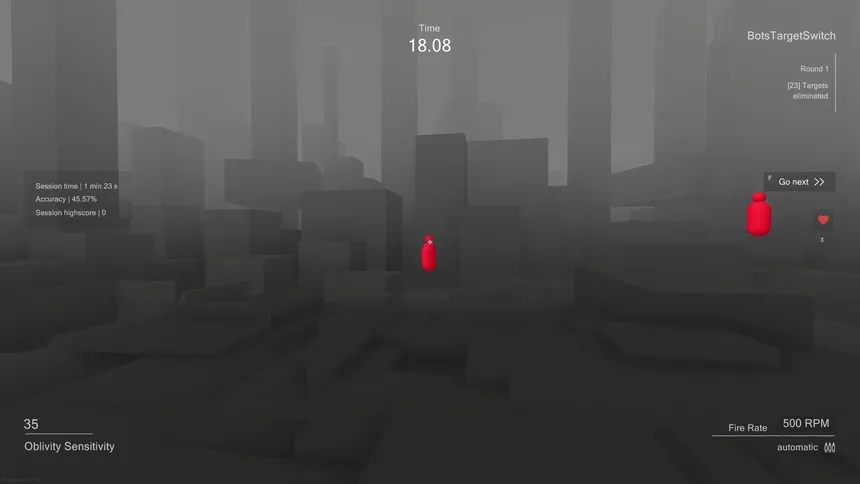 Скриншот 8 к игре Oblivity - Find your perfect Sensitivity