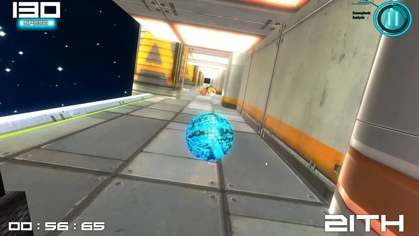Скриншот 1 к игре Marble Ball Racing