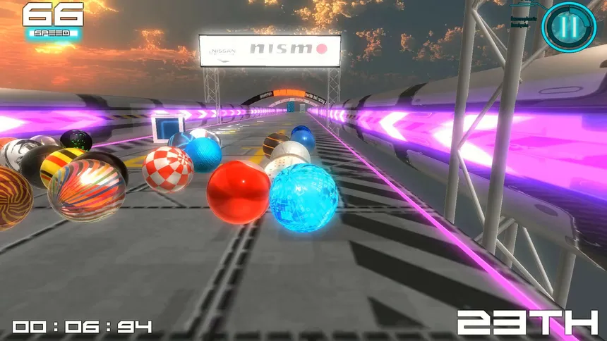 Скриншот 7 к игре Marble Ball Racing