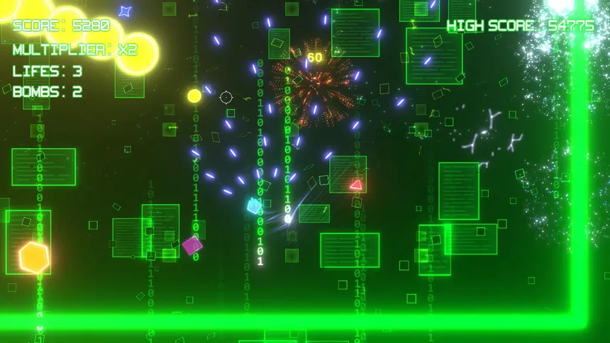 Скриншот 1 к игре ShapeNeon Chaos
