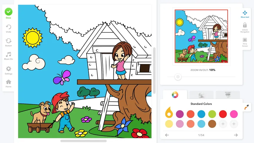 Скриншот 3 к игре Coloring Book for Kids