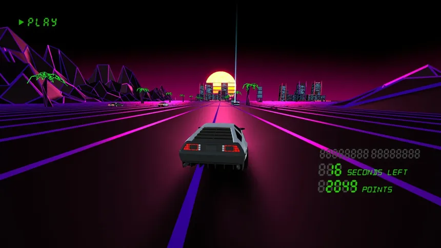 Скриншот 1 к игре Retrowave Drive