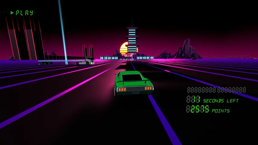 Скриншот 2 к игре Retrowave Drive