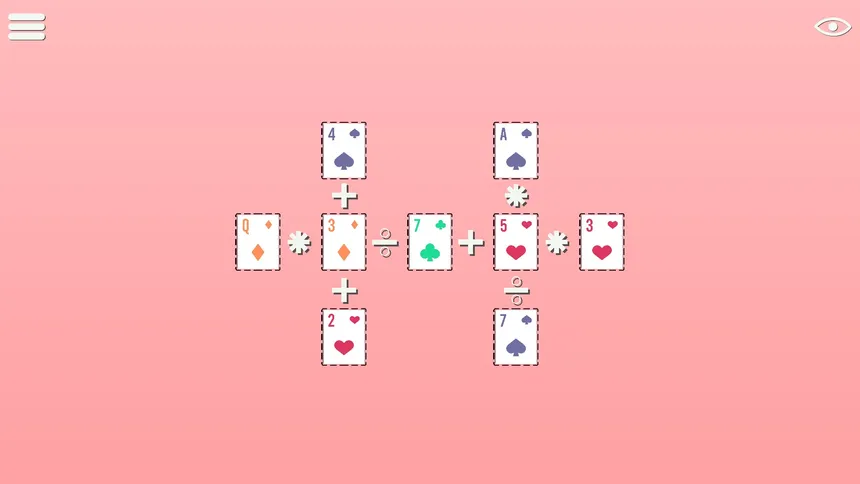 Скриншот 3 к игре BlackJack Math Cross Numbers