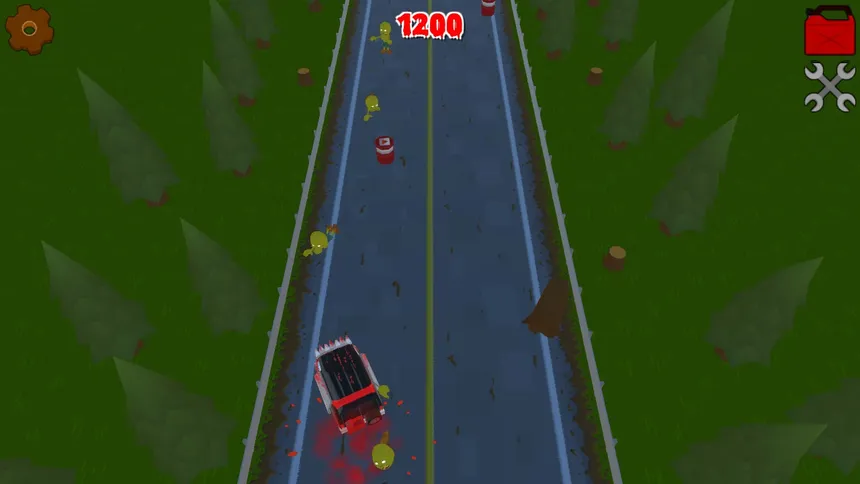 Скриншот 1 к игре ZombieVan Drive