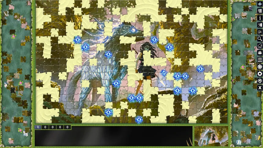 Скриншот 3 к игре Pixel Puzzles Illustrations & Anime Jigsaw Puzzles