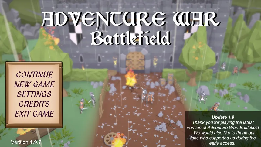 Скриншот 1 к игре Adventure War : Battlefield