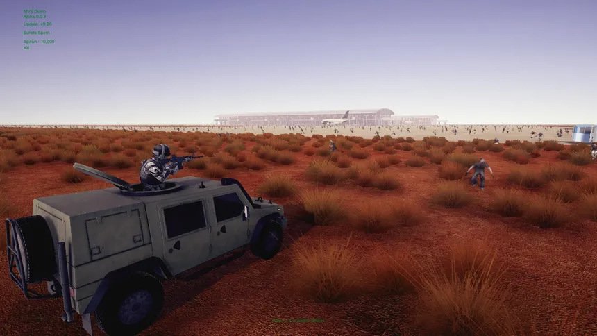 Скриншот 5 к игре Minigun VS Swarms of the Zombie Apocalypse Simulator