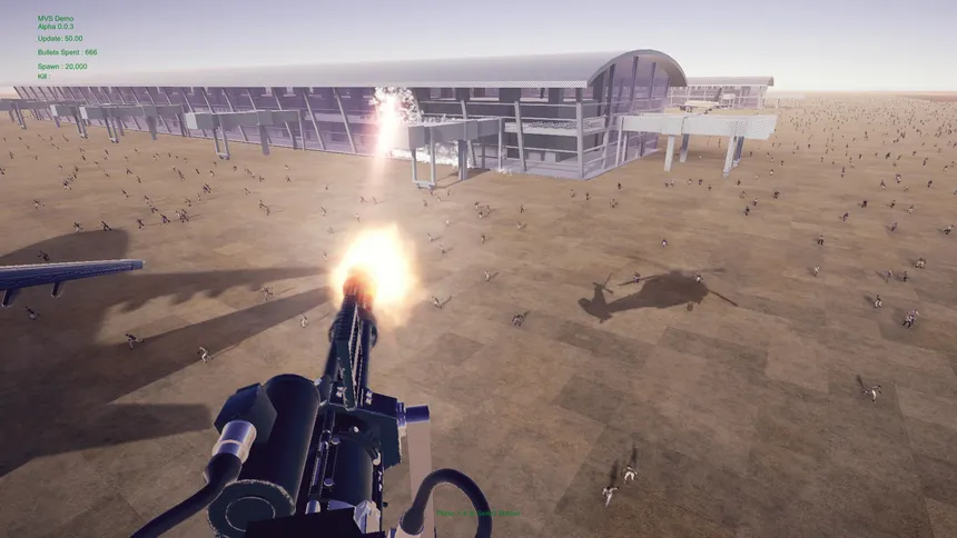 Скриншот 8 к игре Minigun VS Swarms of the Zombie Apocalypse Simulator