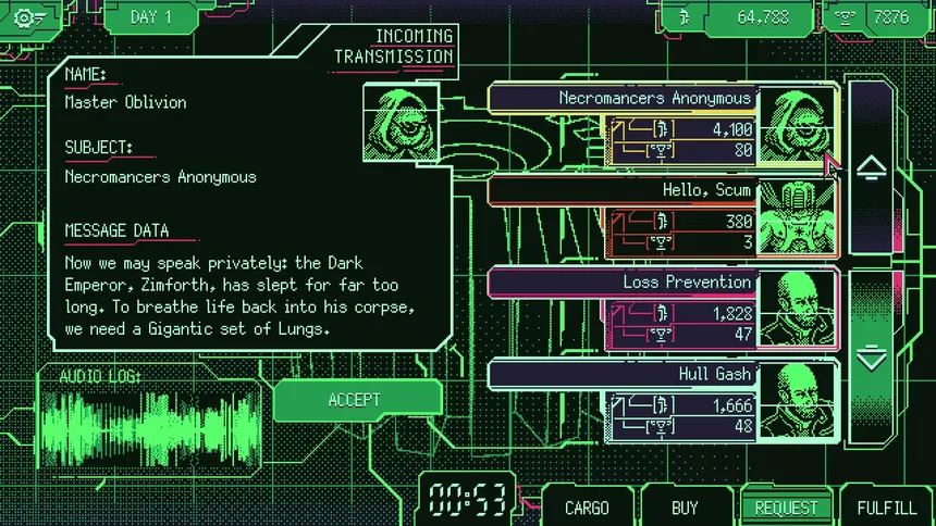 Скриншот 2 к игре Space Warlord Organ Trading Simulator