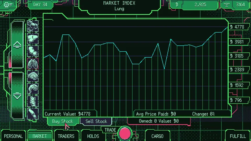 Скриншот 3 к игре Space Warlord Organ Trading Simulator