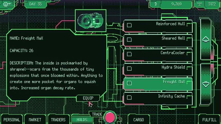 Скриншот 6 к игре Space Warlord Organ Trading Simulator