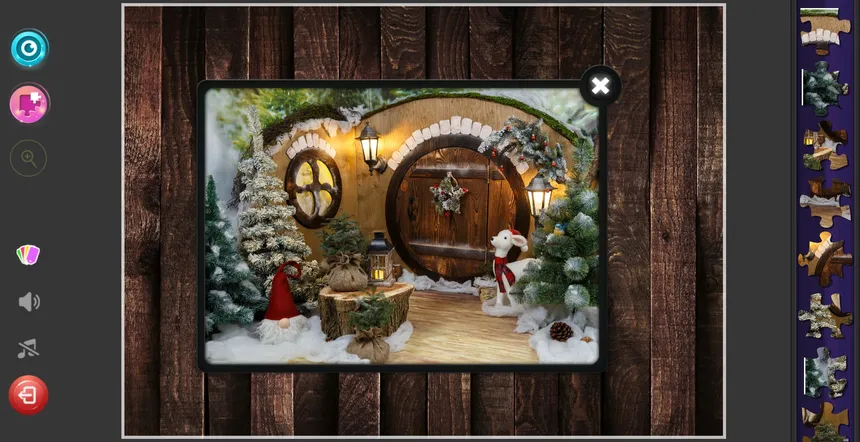Скриншот 2 к игре Gnome Jigsaw Puzzles