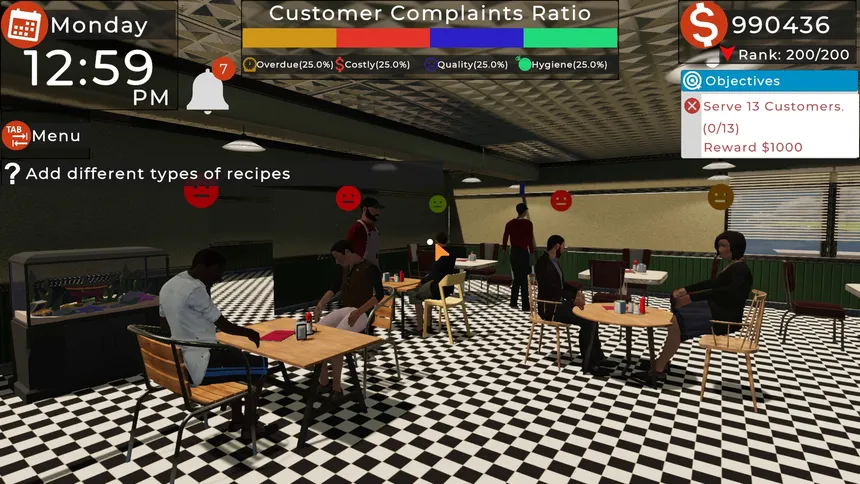 Скриншот 1 к игре Pizza Shop Manager
