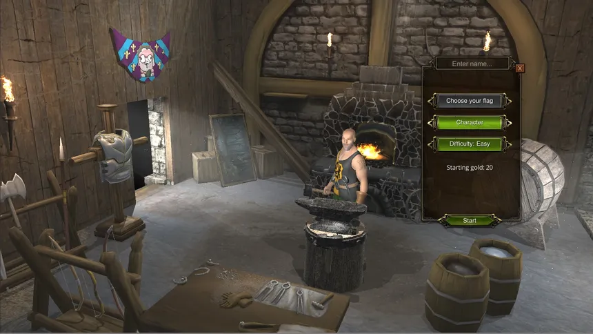 Скриншот 4 к игре Blacksmith Legends: Prologue