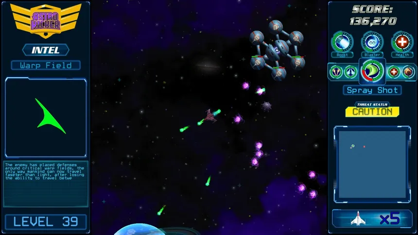 Скриншот 5 к игре Astrokicker