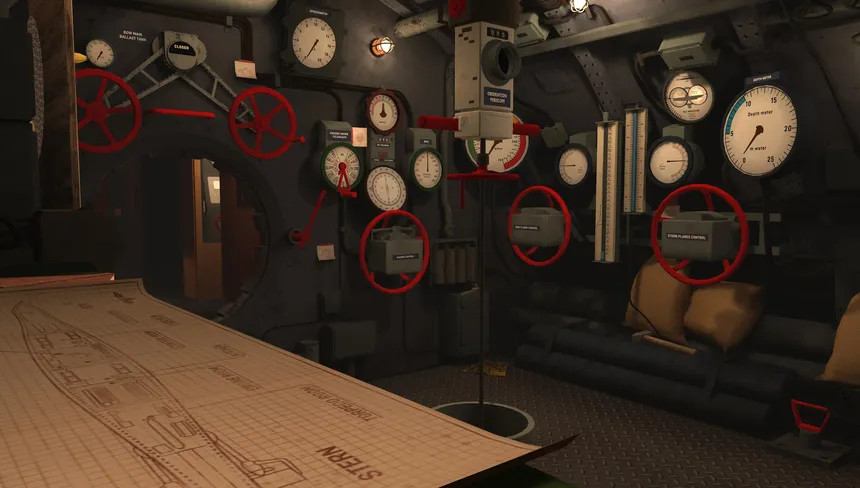 Скриншот 8 к игре UBOAT: The Silent Wolf VR