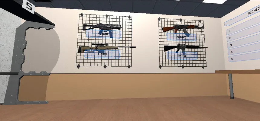 Скриншот 1 к игре VR Shooting Range: Multiple Weapons