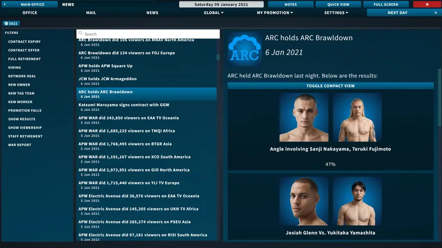 Скриншот 7 к игре Pro Wrestling Sim