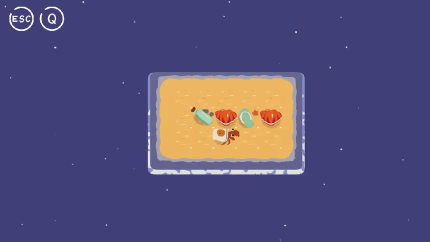 Скриншот 1 к игре A hermit crab is finding a house