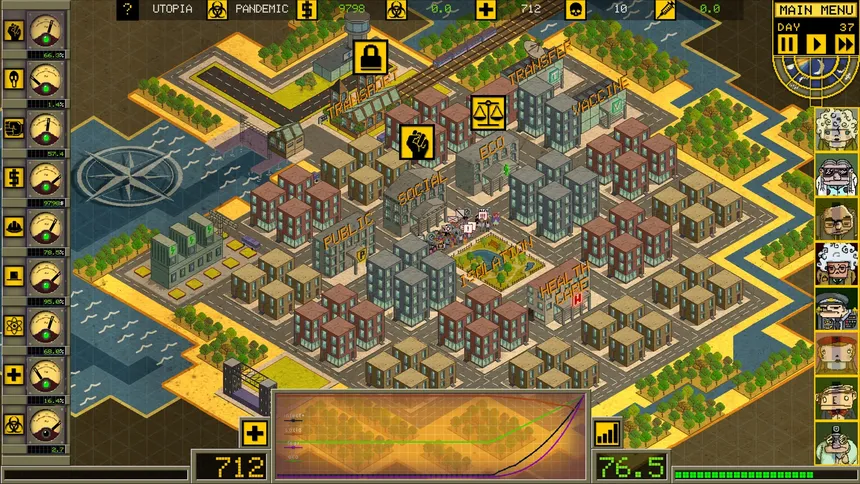 Скриншот 1 к игре Ministry of Pandemic