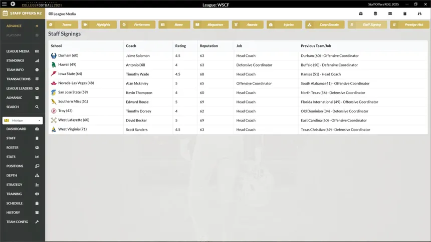 Скриншот 6 к игре Draft Day Sports: College Football 2021