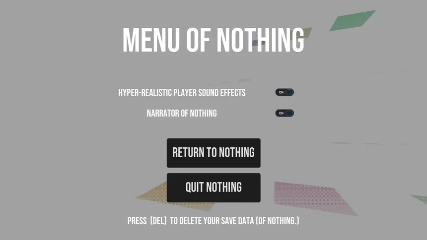 Скриншот 4 к игре The Game of Nothing