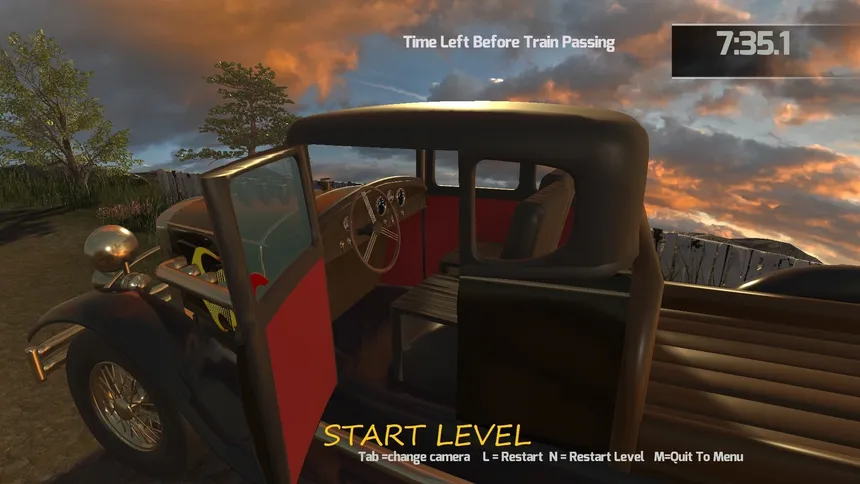 Скриншот 1 к игре The Build And Race Hotrod Game