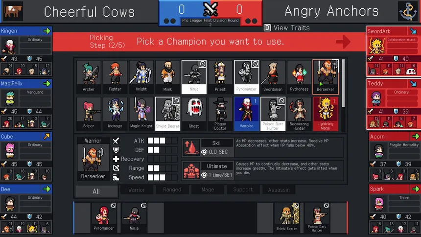 Скриншот 2 к игре Teamfight Manager